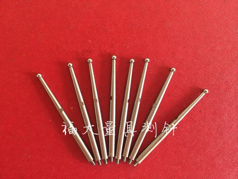 1mm 2mm 3mm Tungsten Ball 01860211 01860212 01860213 Extra Length Meter Gauge Pin Dialgage Level Dial Test Indicator Tip Probe