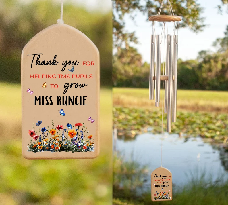 Customized Memorial Wind Chimes for Loss of Loved One Prime Windchimes Father Mother Bereavement Sympathy Memorial Remembrance