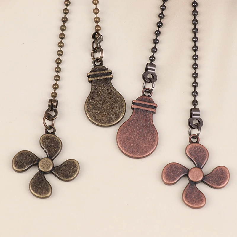 

1 шт. 23,5 см бытовой многоцветный вентилятор в форме потолочного вентилятора, тянущая цепь, люстра, тянущая цепь, DIY удлинитель люстры, удлинитель цепи