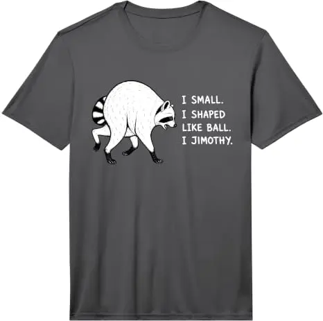 Jimothy Raccoon I Shaped Like Ball Short Spine Lustiges Geschenk-T-Shirt Y2k Trash Panda Wildlife Graphic Saying Tee HOT JIMOTHY Summer – Detail 30