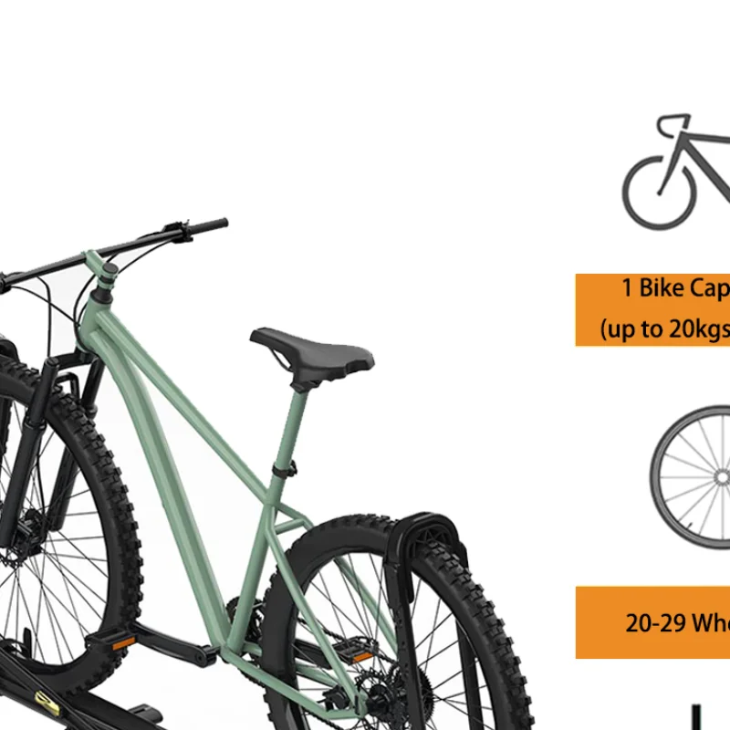High Quality Expandable Aluminum Alloy Roof Cross Bar, Universal Pick‑up Rear Bucket Carrier Accessory For Bicycle
