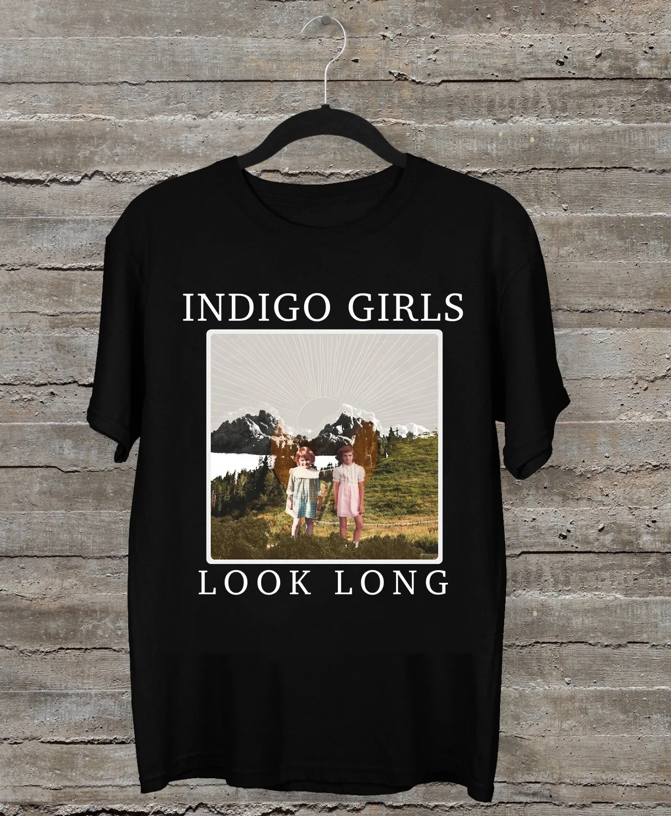 NEW Music Indigo Girls Look Long Album Black All Size Unisex Shirt AG1803