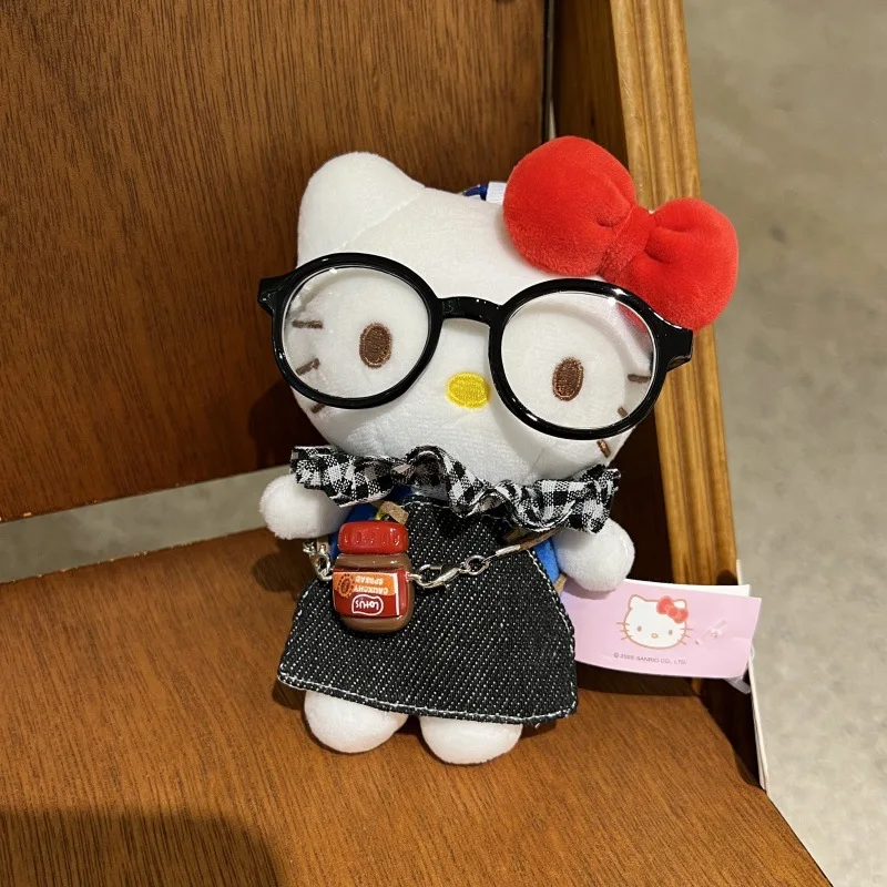 Sanrios Hellokittys pluche sleutelhanger hanger voor schort schattige hangende decoratie tas charme trendy ornament tas hangende decoratie