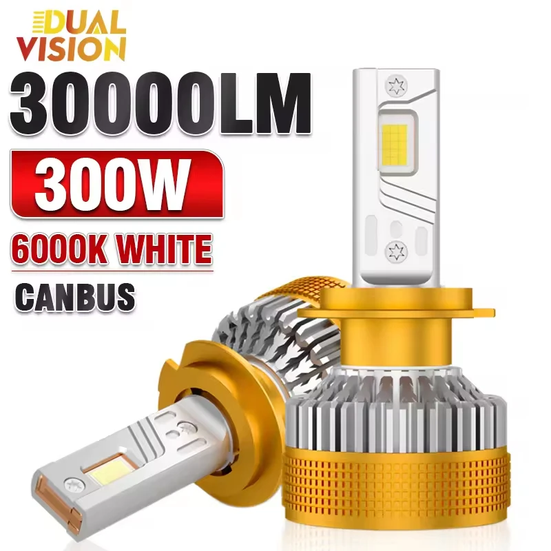 

H7 LED Headlights Canbus Car Truck D1S LED Lights D2S D3S H1 H4 H11 9012 HIR2 H8 H9 9005 9006 HB3 HB4 12V 24V 6000K Fog Lamps