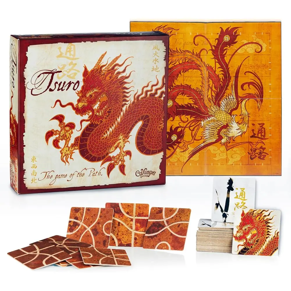 

Calliope Tsuro - The Game o The - A amily Strategy Board Game or Adults and Kids 2-8 Players Ages 8 & Up