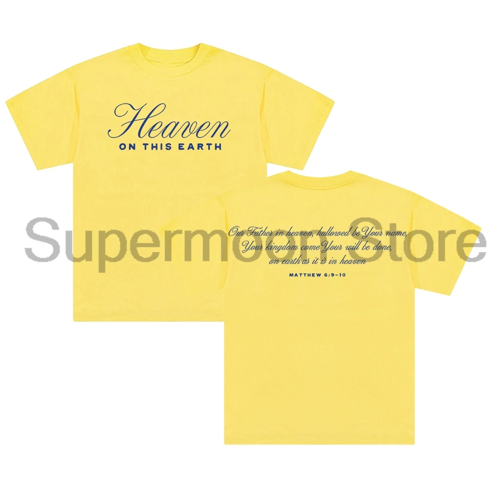 

Forrest Frank Heaven On This Earth T-shirt 2025 Child of God Tour Crewneck Short Sleeve Cotton Tee Women Men Streetwear Tops