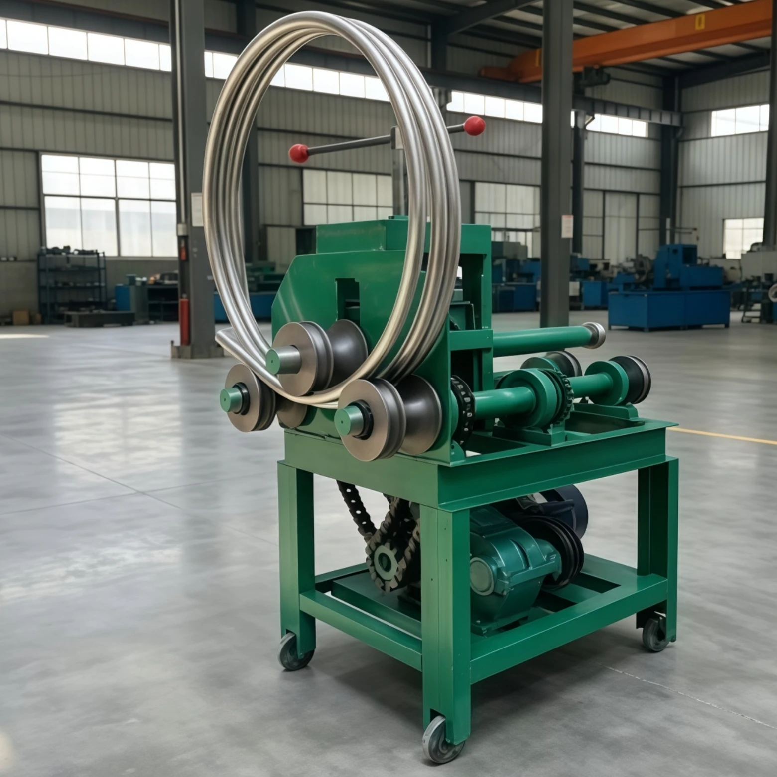 Electric Reel - Mesin Pembengkok Pipa Otomatis Multifungsi Berpenggerak