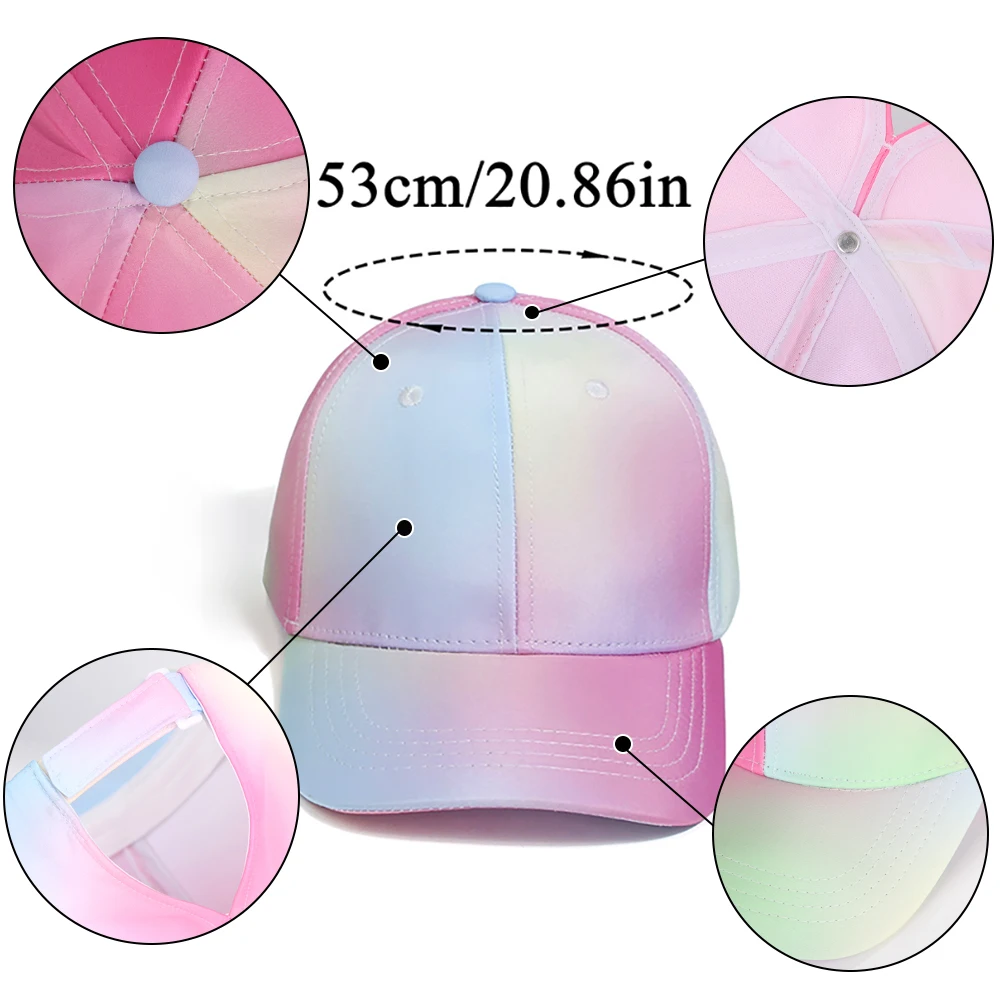 Children Printed Baseball Cap Summer Solid Color Kids Sun Hat Simple Adjustable Girls Sports Cap Soft Top Classic Outdoor Hats