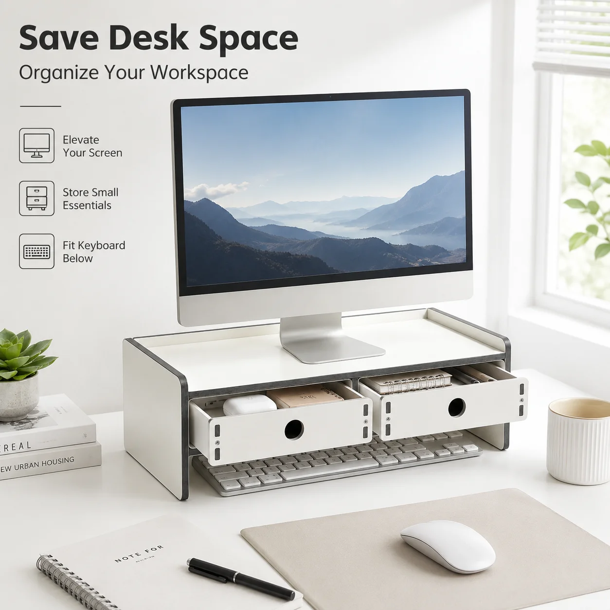 monitor-stand-riser-monitor-elevator-desk-organizer-with-drawers-keyboard-storage-stand-desktop-workspace-accessories