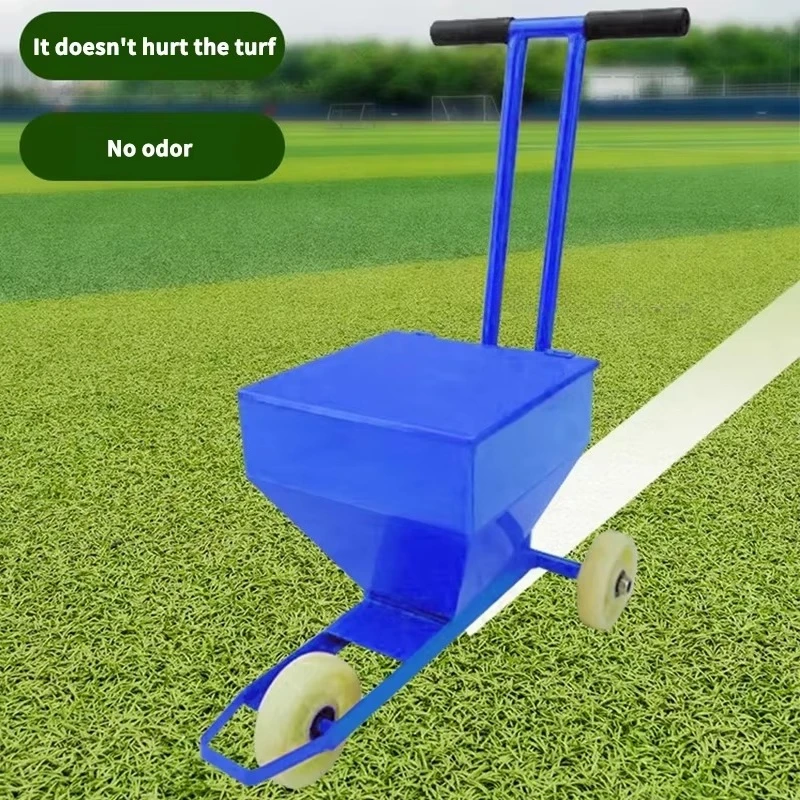 Football Basketball Court Marking Machine Lime Powder Playground Ash Sprinkler Runway Marking Device Parking Space Drawing Line