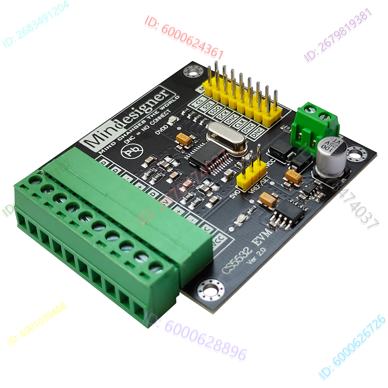 

CS5532 Module CS5530 24 Bit ADC Module High-precision Analog-to-digital Conversion CS5530ISZ CS5532