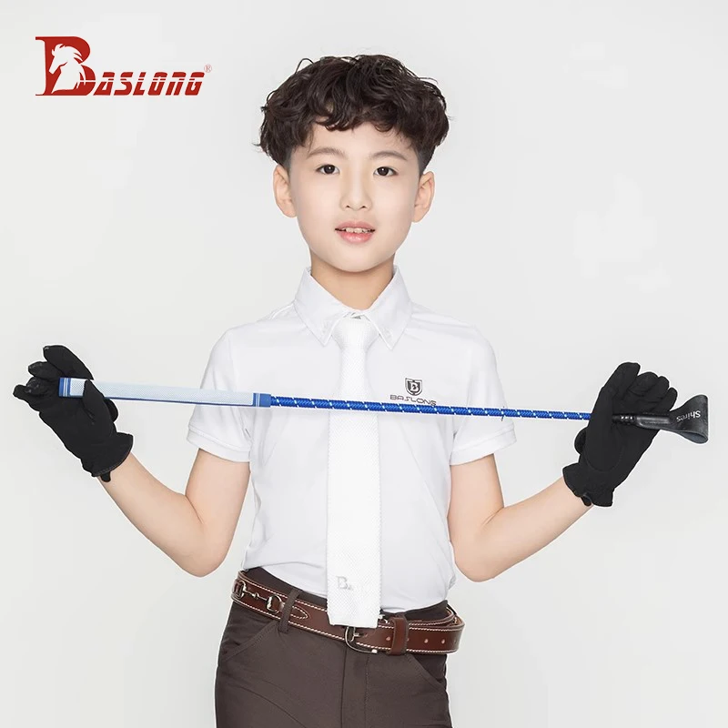 Baslong Látigo colorido deportivo ecuestre para adultos y niños, látigo de obstáculos, látigo ecuestre, látigo de equitación, látigo de caballero, equipo de caballero, equipo de caballos