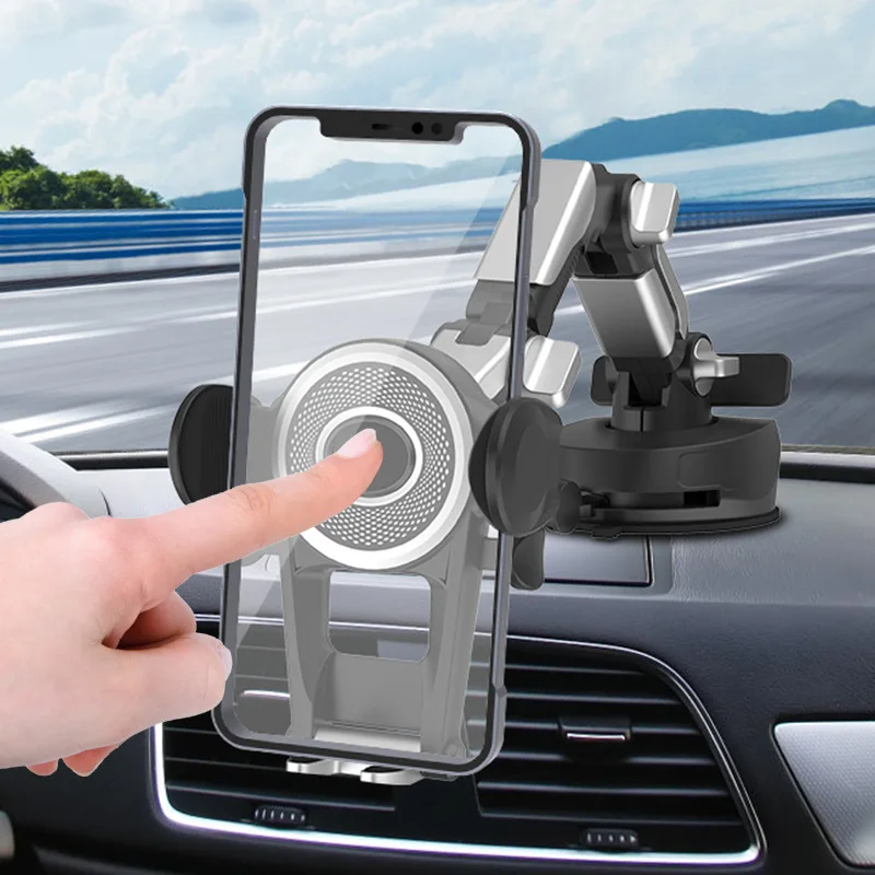 2023 NEW Universal Sucker Car Phone Holder 360 Windshield Car Dashboard Mobile Cell Support Bracket for 4.0-6 Inch Smartphones 2 image 2
