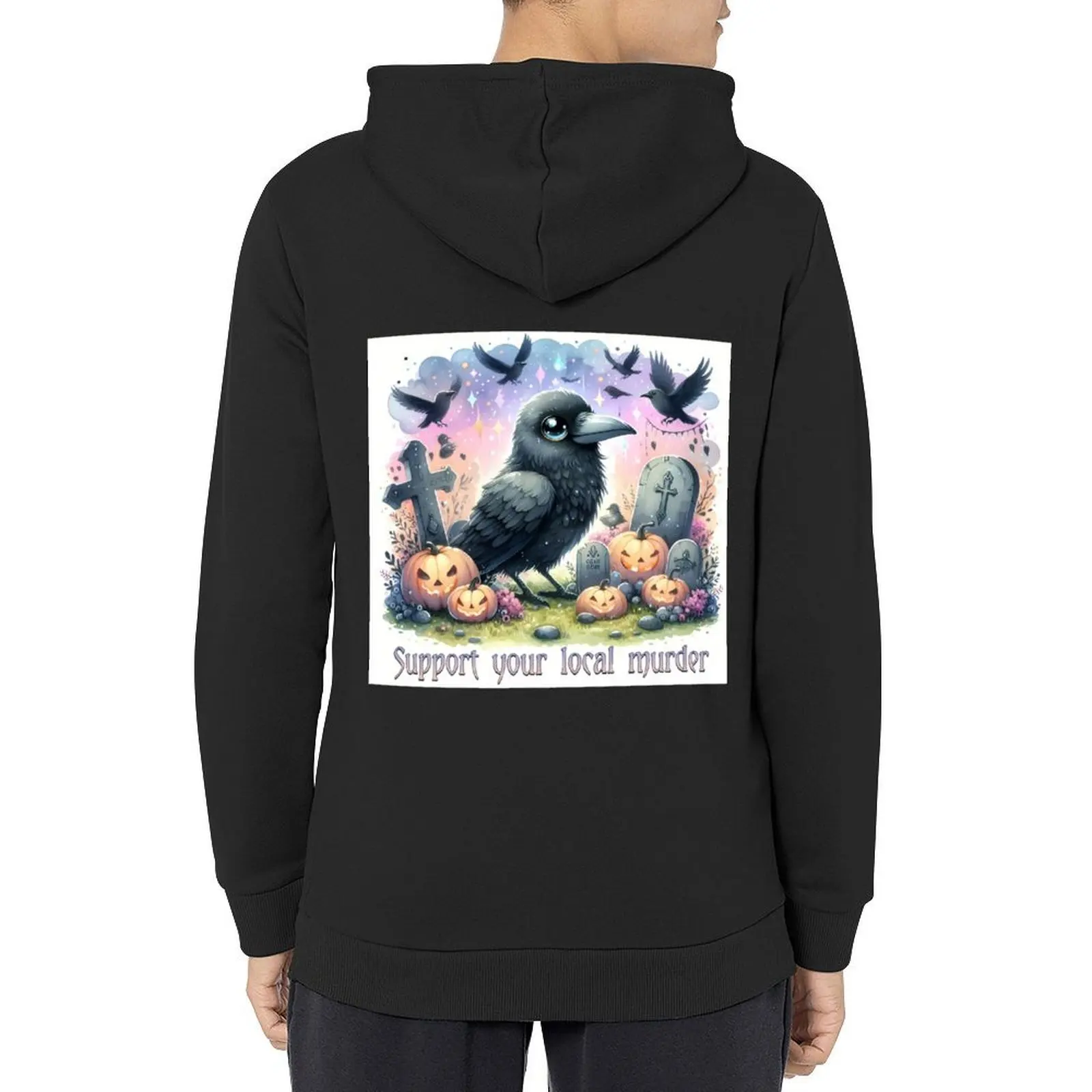 

Crows Before Bros Hoodie mens clothes autumn graphic t shirts men fashion men mens hoodies