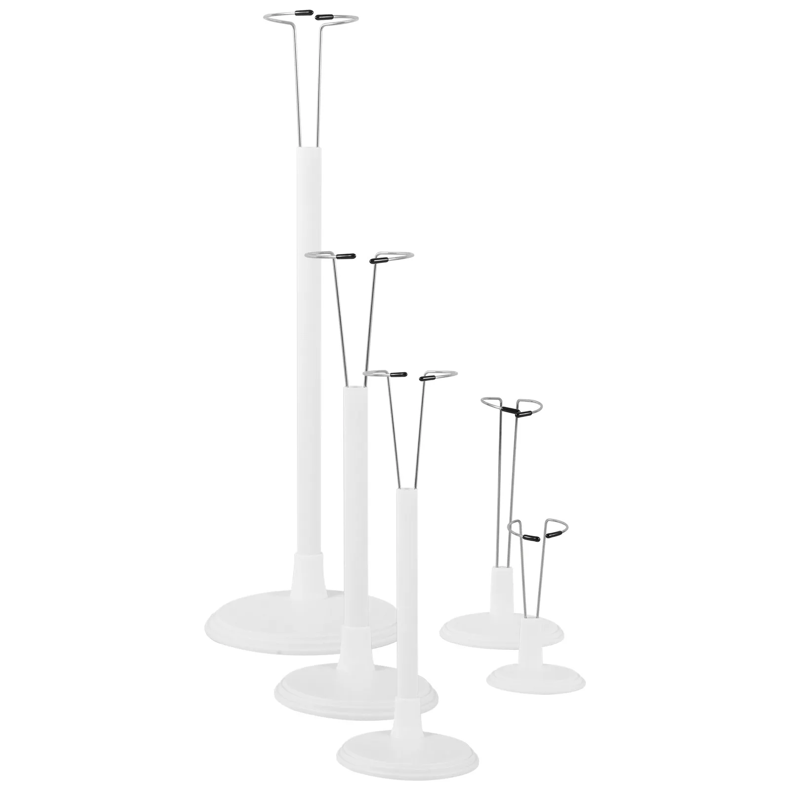 

5Pcs Adjustable Support Stand for Different Types of Figures Simple Assembly and Adjustment Stable Base Stands