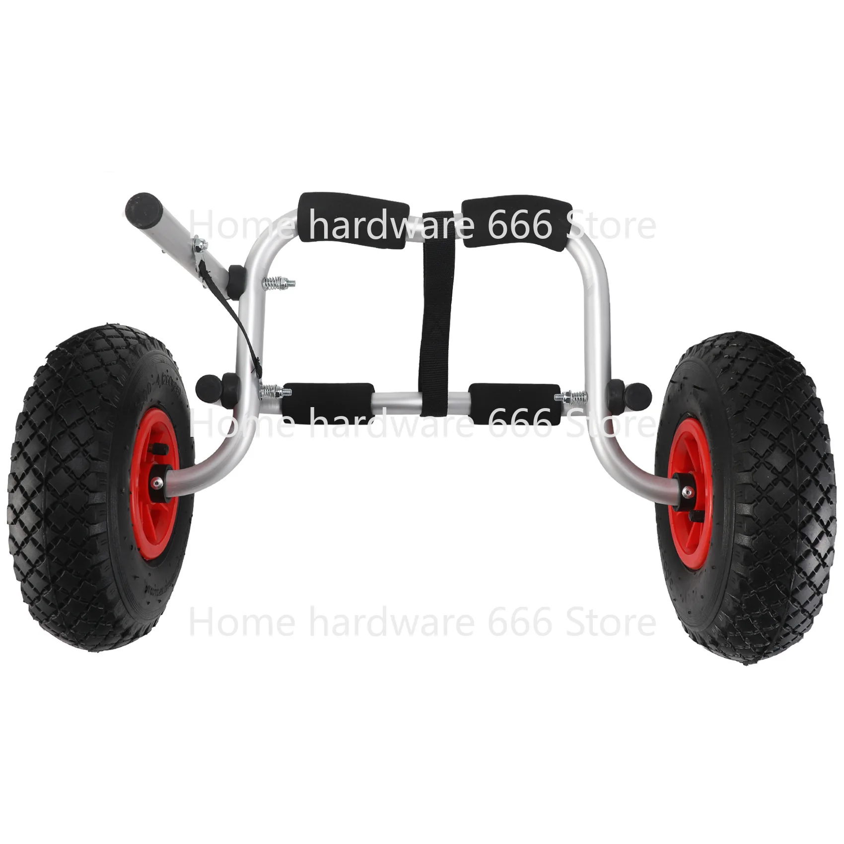 Kayak Trailer Stainless Steel Tube, Foldable Portable Cart, Rubber Boat Charge Boat, Adjustable Dragging Frame