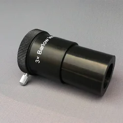 Agnicy Astronomical Telescope Accessories 3X Doubled Barlow Mirror Barlow Optical Lens 1.25 Inches 23.4mm