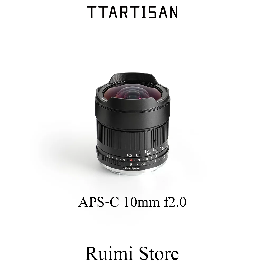 TTArtisan 10 мм F2 APS-C ASPH 105 °   Сверхширокоугольный объектив для фотосъемки Sony E Fujifilm XF Nikon Z Canon EOS R M43 Mount
