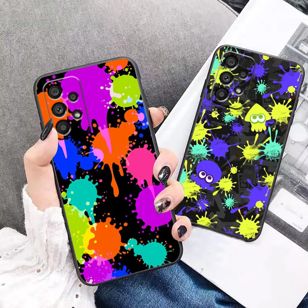 Phone Funda Case For Samsung Galaxy A90 A80 A73 A71 A70 A53 A52 A50 A42 A33 A32 A23 A22 A21S A14 A10 Case HOT Game S-Splatoon