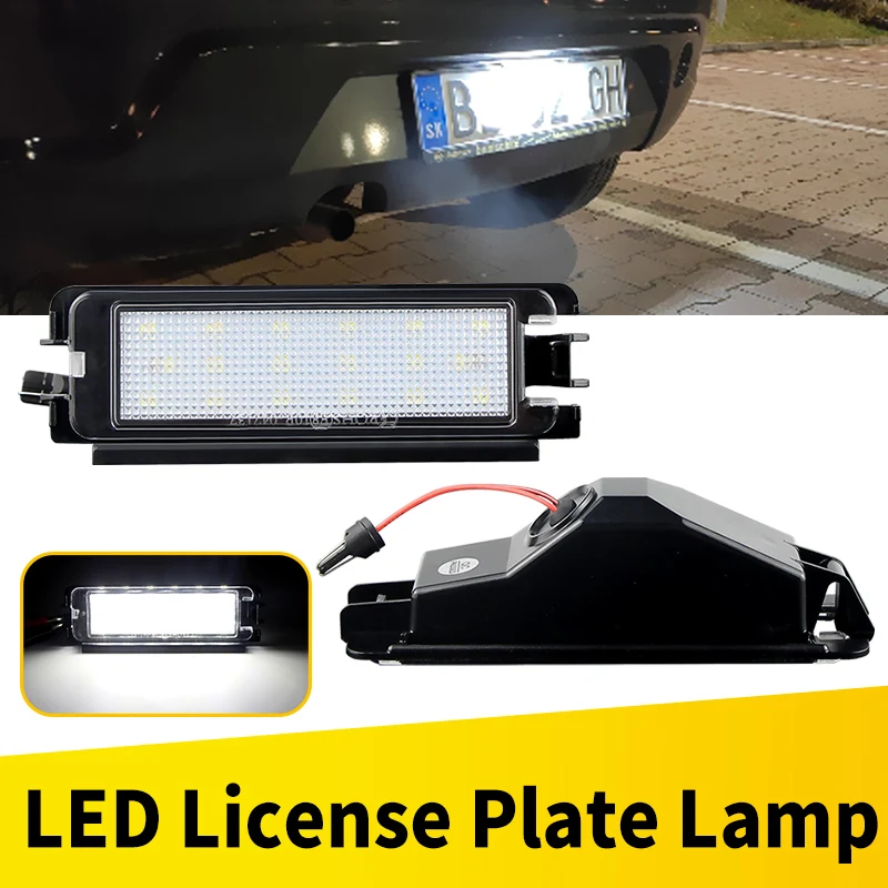 

1 шт. светодиодный светильник номерного знака для Dacia Logan Sandero B8 II Gen Renault Symbol Logan 2012 2013 2014 2015-автомобильный задний фонарь