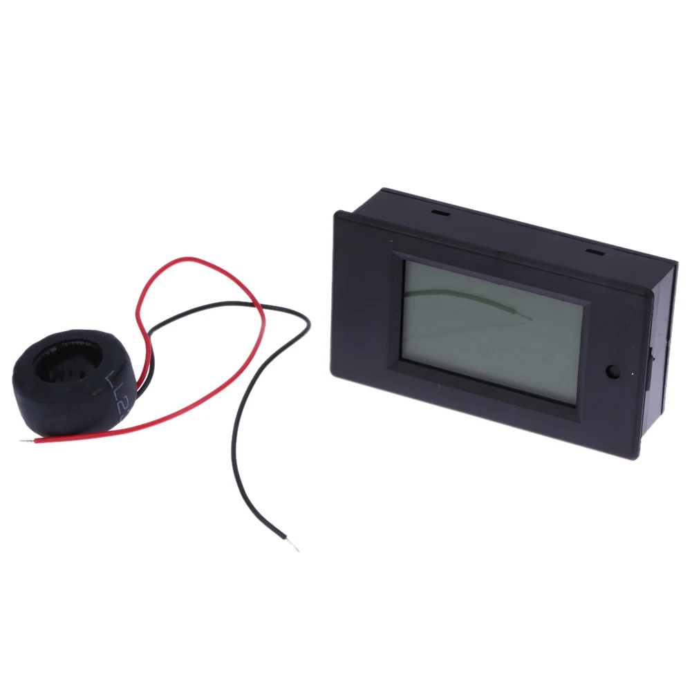 100A التيار المتناوب 80-260 فولت الرقمية LCD الفولتميتر مقياس التيار الكهربائي فولت واط السلطة متر مراقبة الطاقة المنزل عداد كهربائي