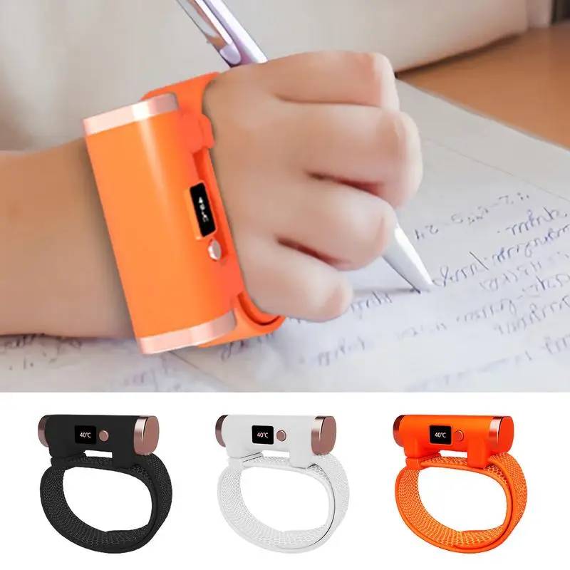 

Bracelet Hand Warmer Rechargeable Hand Warmer LCD Display Fast Heating Double Sided Hand Heater Electric Hand Warmer For Winter