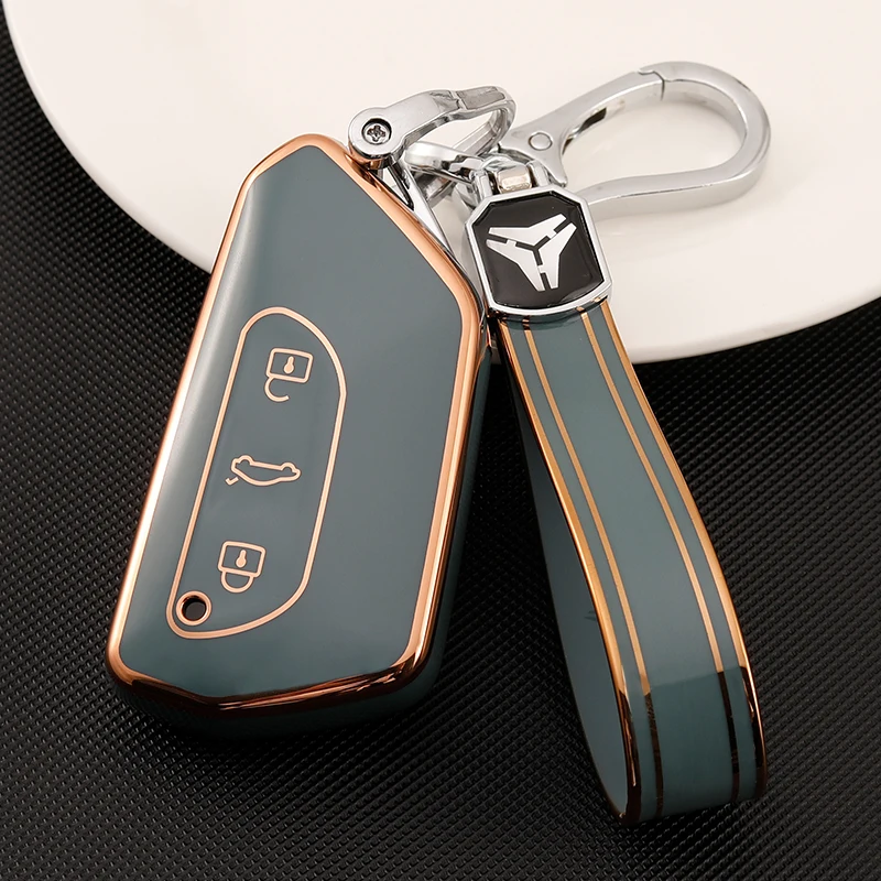 TPU Car Key Case Cover For VW Volkswagen Golf 8 MK8 ID.3 ID.4 Cupra Skoda Octavia A8 SEAT Leon MK4 2020 2021 Formentor Tarraco