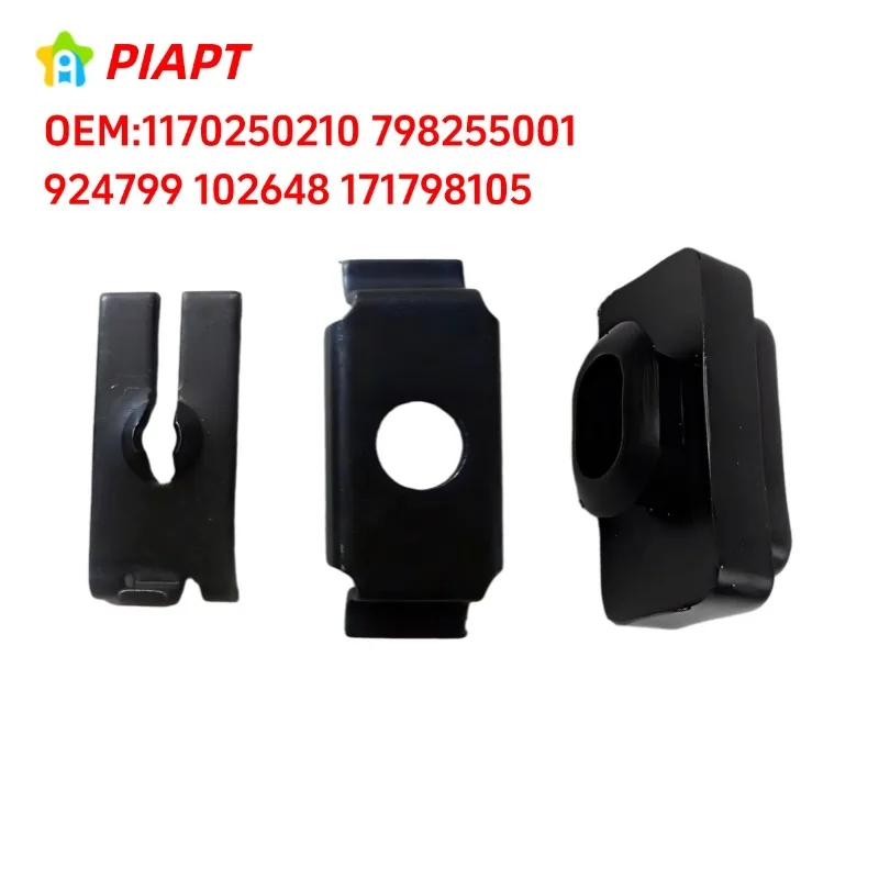 1 Juego de 3 Piezas OEM 171798105 533798105 Kit de Montaje de Clip para Cable de Embrague para VW Volkswagen Jetta Golf Rabbit Cabriolet