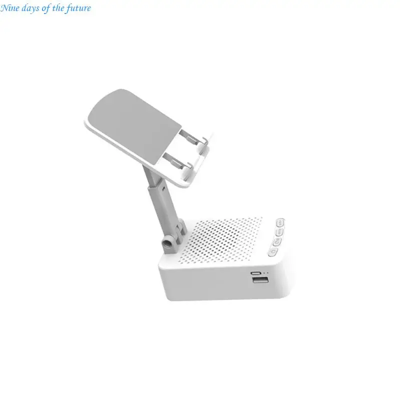 Radio Lecturer And Modifiable Phone Mount With Constructed In Charging Port For Continuous Music Reiteration E65A