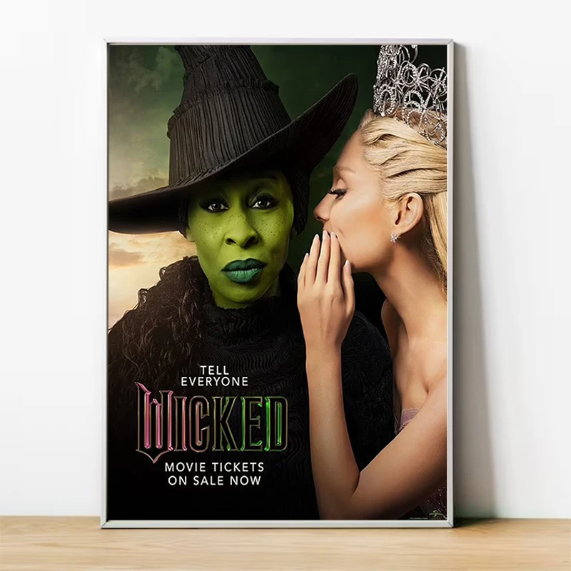 2024 سنة أفضل فيلم الشريرة المشارك غرفة ديكور ملصقات الحائط اللوحات الداخلية الديكور غرفة نوم الاشياء للديكور المنزل