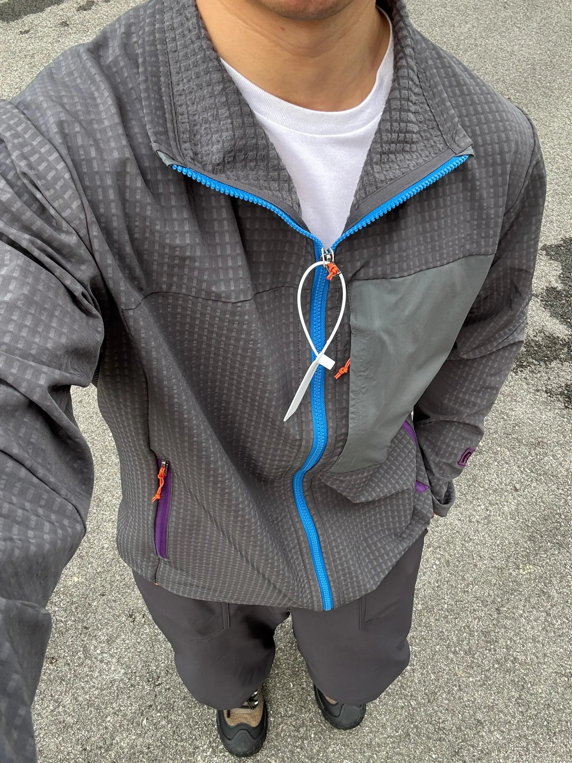 

R Series Early Spring ex Outdoor Lightweight Tee-Proof Stand Collar Jaet Casual Loose Fit Long Sve Youth Faion