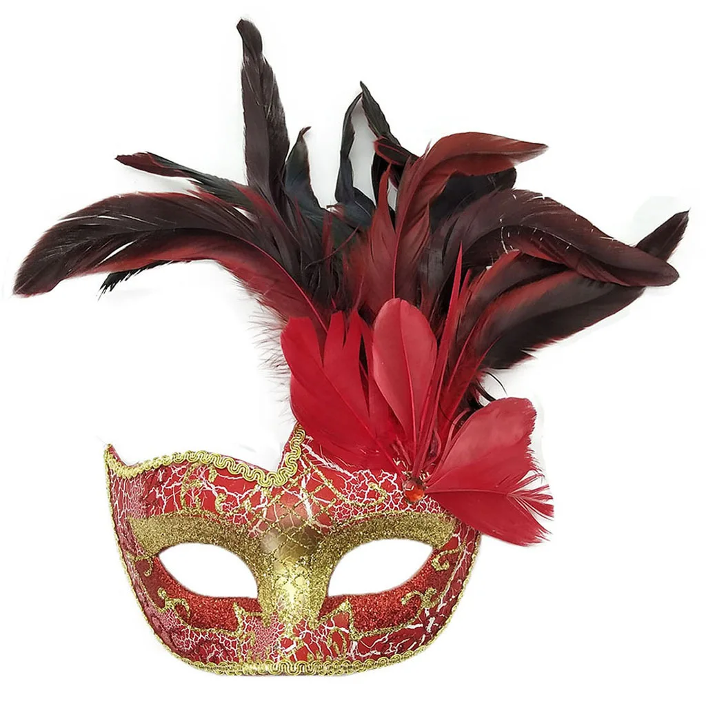 

Feather Masquerade Festival Lace Party Christmas Gift Easter Halloween Mask