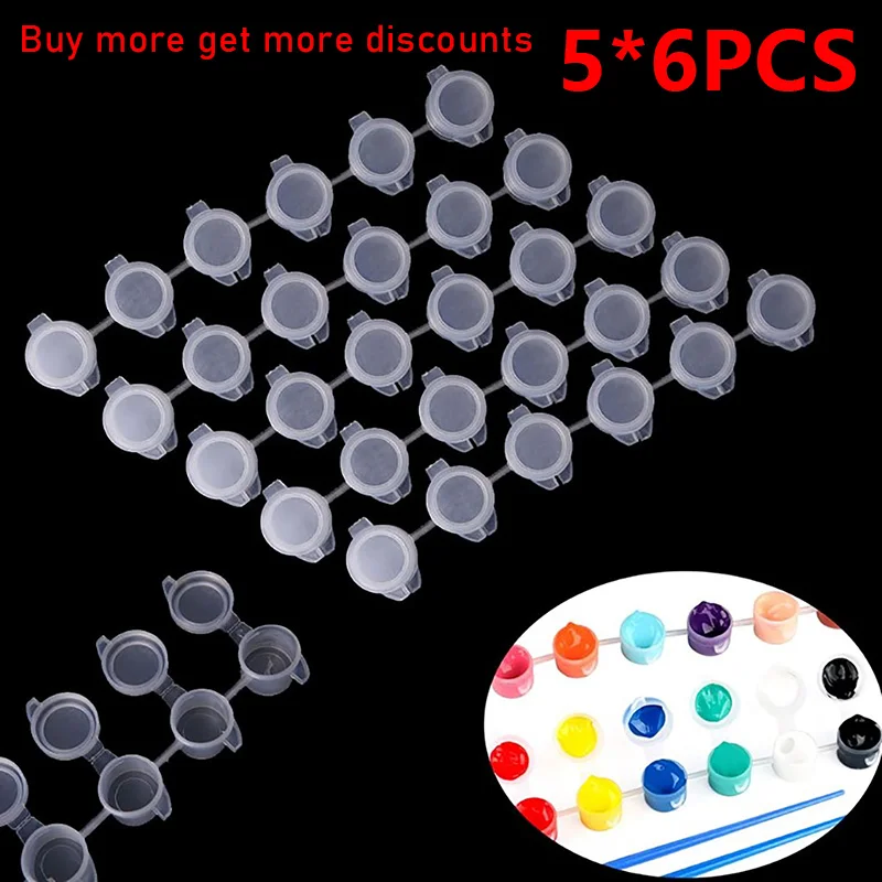 5*6 Pcs Joint Pigment Box Painting Acrylic Oil Painting Art Paint Supplies Drawing Art Education 3ml 5ml Office Supplies