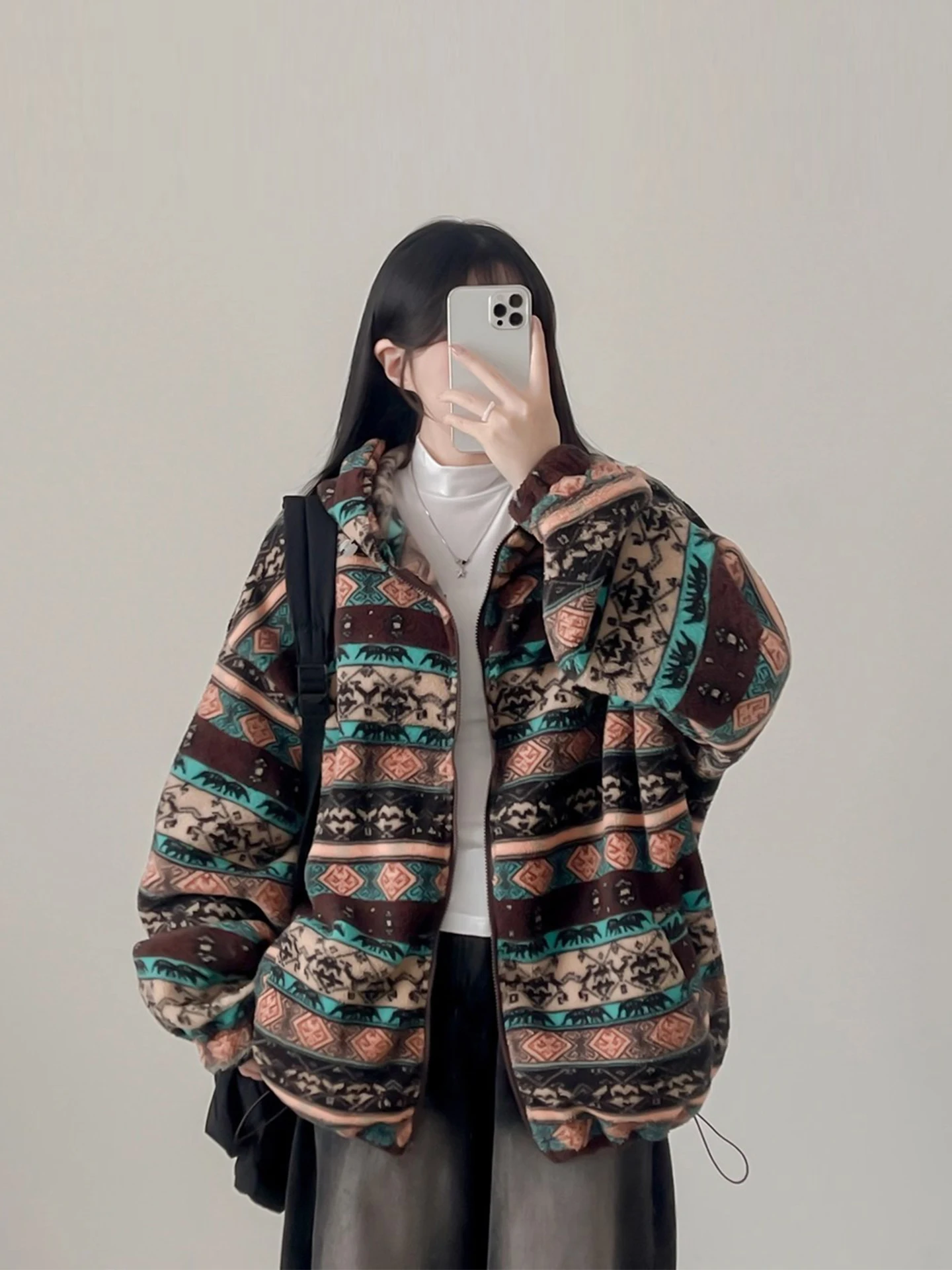 

Теплая женская хлопковая куртка с капюшоном Fce, универсальная зимняя верхняя одежда, корейская свободная посадка, длинная застежка-молния