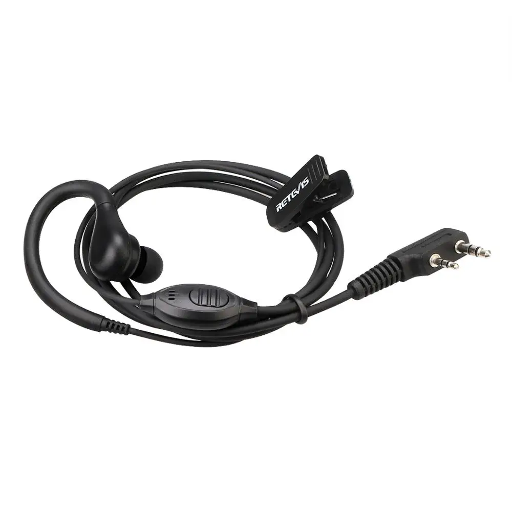 Retevis EEK007 RT22 Słuchawka Walkie Talkie 2Pin Zaczep na Ucho Słuchawki Radiotelefonowe Dwukierunkowe do Retevis RB618 H777 RT622 Baofeng UV5R TYT — zdjęcie produktu 7