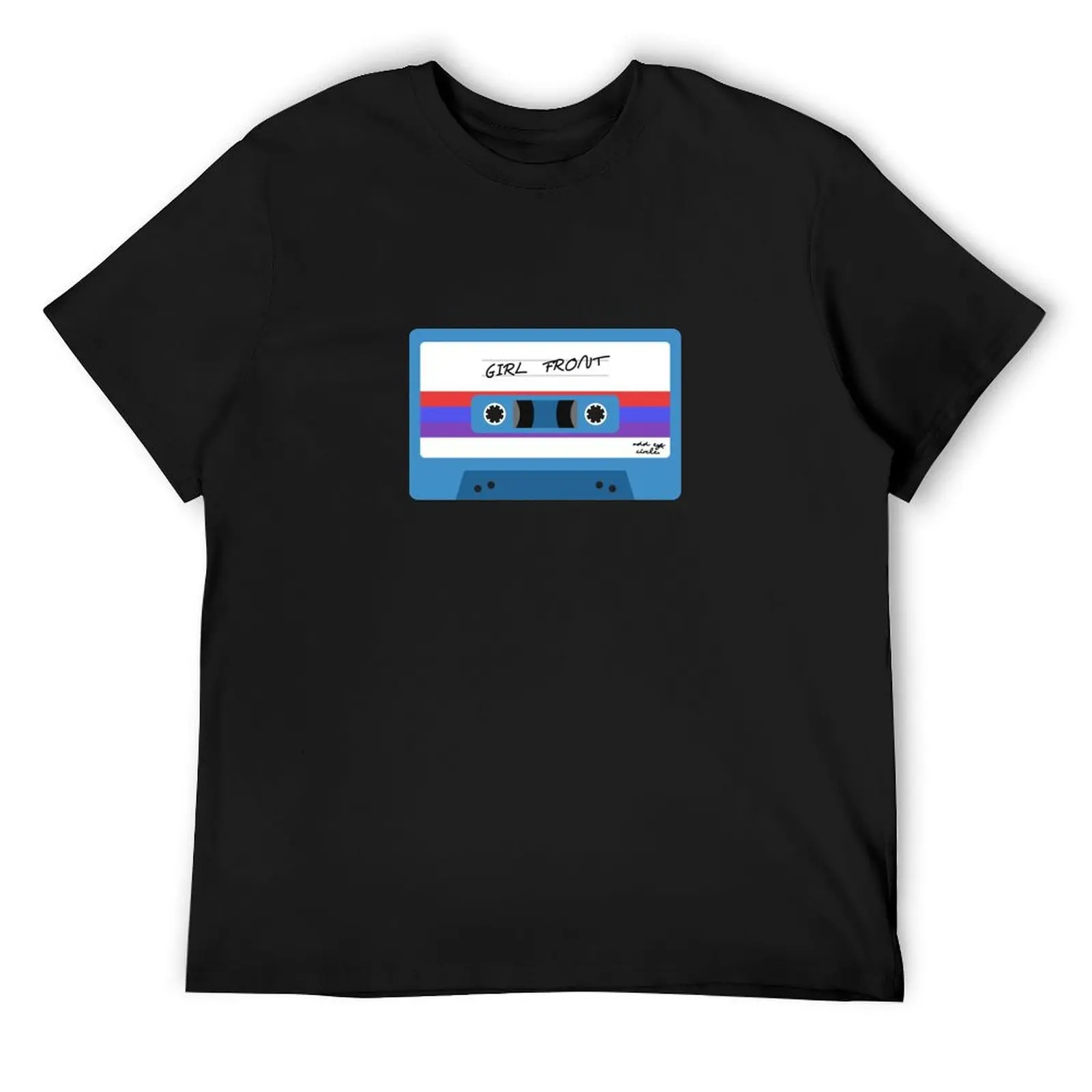 loona cassette tape - girl front (loona odd eye circle) T-Shirt summer clothes plus sizes shirts men graphic