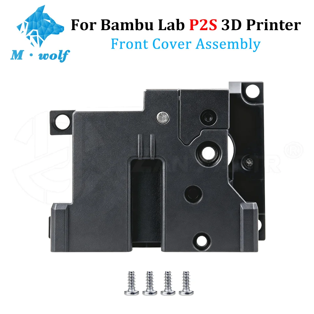 High Precision Extruder Front Cover Shell Assembly Repair Replacement Parts For BambuLab P2S 3D Printer Extruder Unit