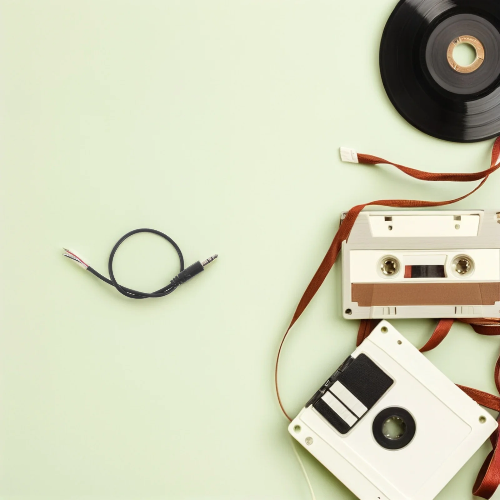 

20pcs 3.5Mm Audio Connection Cable Stereo Male To Bare Wire Pigtail For Speaker Earphone Repair High Fidelity Durable