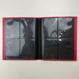 Carding Card Binder 4 bolsillos, 20 páginas de 160 cartas, libro de tarjetas de carga lateral, coleccionista de tarjetas de baloncesto de fútbol 10 Mejor carpeta de tarjetas de ventas 4 bolsillo - №2