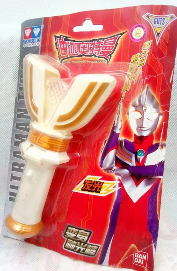 

Bandai Tija Ultraman Action Figure Victory Flybird 1, 2 Magic Light Stick, Hypa Gun, Yagotis Birthday Gift