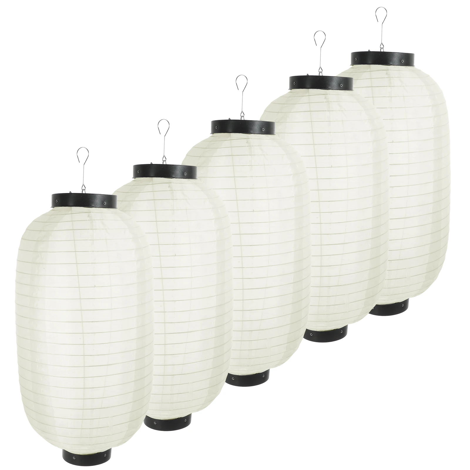 

5Pcs Palace Lanterns Silk Mini Waterproof Beige Hanging Outdoor Party Decorations Durable Wedding Birthday Festival Celebrations