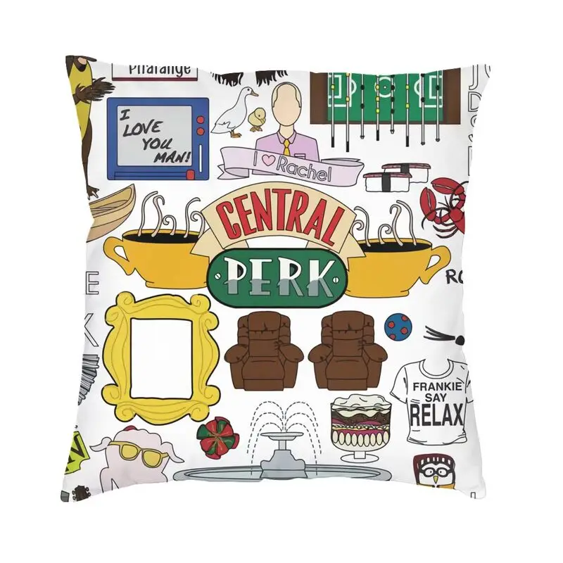 

Персонализированная квадратная наволочка для друзей, домашний декоративный 3D двухсторонний принт, комедийный чехол для ТВ, чехол для дивана