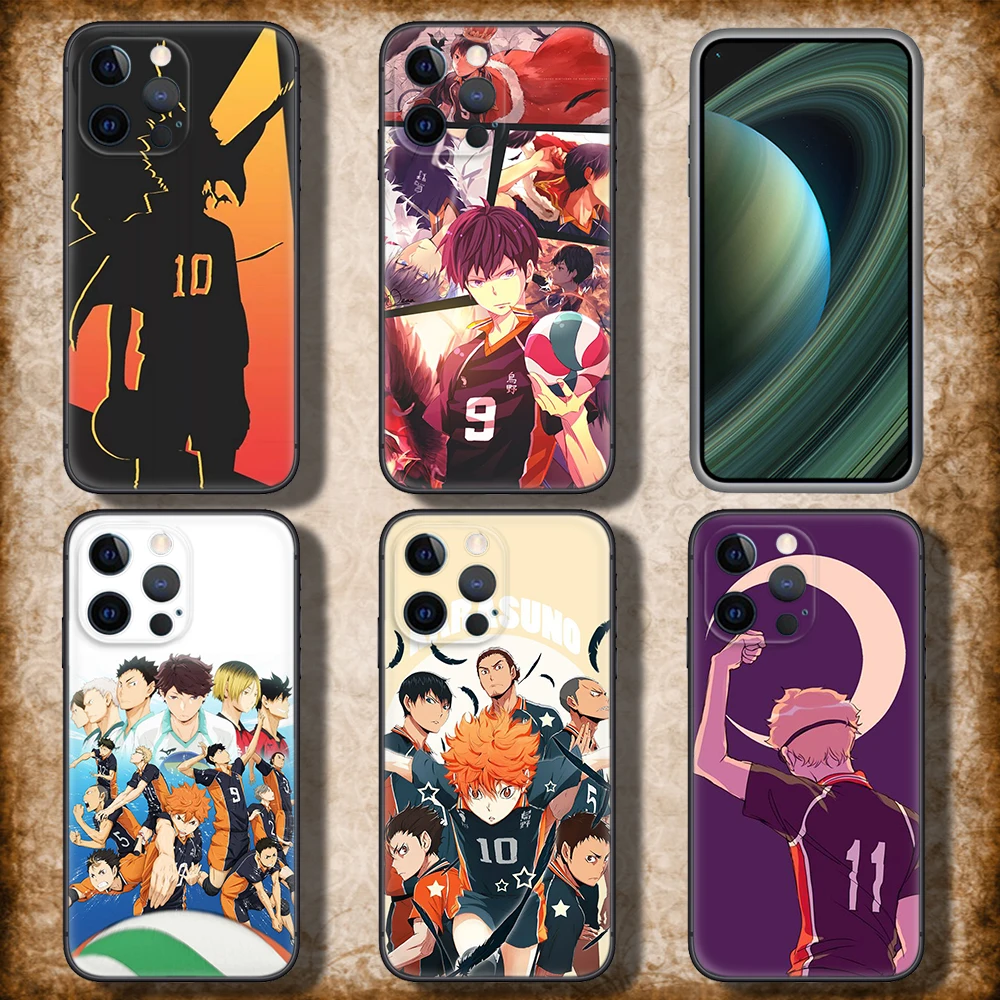 B13 Anime Haikyuu Attacks Soft Case for Redmi Note 11 11S 10 10T 10 Pro Max 10S 9T 9 9S 8 8T 7 Xiaomi Mi 11 11I 12 12X