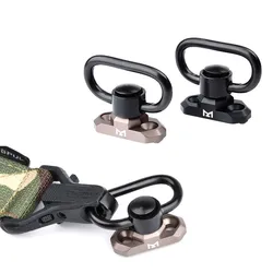 WADSN adaptador de correa táctica de montaje QD, hebilla de liberación rápida de Metal, accesorio de Base compatible con sistema de riel m-lok Keymod