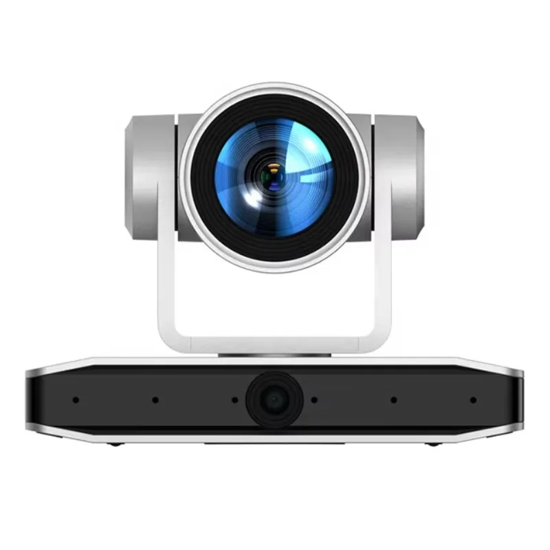 독특한 4K 음성 추적 PTZ 회의 카메라 12배 광학 줌 라이브 스트리밍 화상 회의 그룹 POE HDM IP 회의실