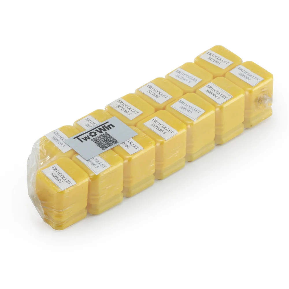 13Pcs CNC Spindle ER11 Collet ER11 Collet Chuck 1-7mm For CNC Engraving Machine CNC Milling Cutting Machine