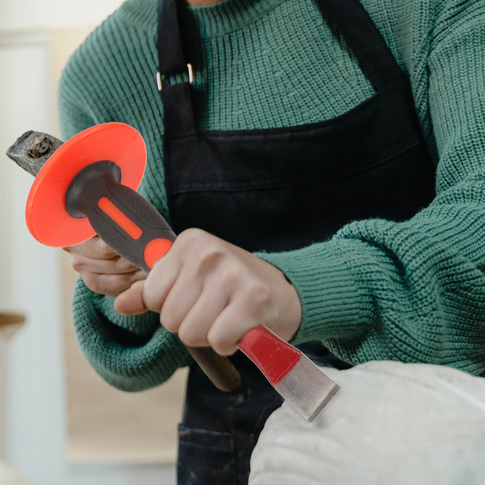 1 مجموعة البناء إزميل إزميل الخرسانة 250 مللي متر المعالجة الحرارية الكروم الفاناديوم الصلب الثقيلة روك أداة مجموعة أدوات نحت الحجر