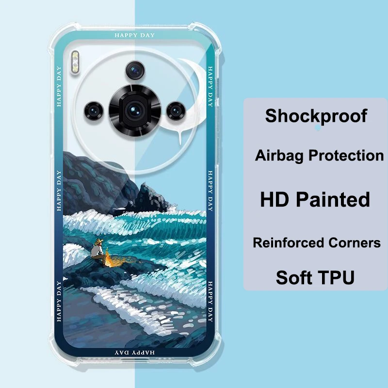 For Nubia Z60S Pro 5G Case Clear Airbag Silicone TPU Shockproof Back Cover Protector For Nubia Z60SPro