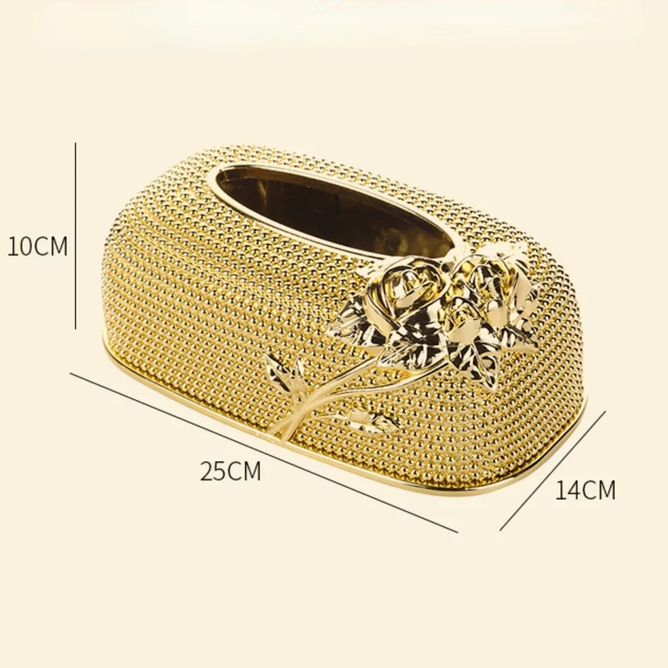 Creative Desktop Kitchen Pumping Tray European Acrylic Tissue Box Fashion KTV Hotel Tissue Box Bar Napkin Box Tissue Boxes view 6
