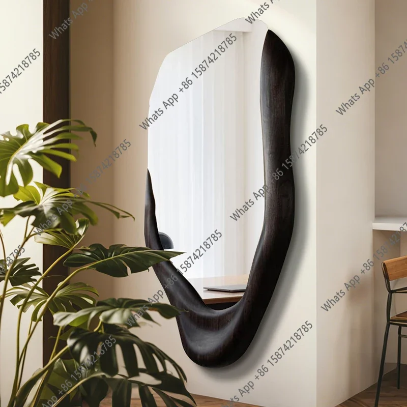 Z Irregular Wall Mirror Living Room Modern Girls Men Bedroom Bathroom Luxury Funky Mirror Asymmetrical Espelhos Home Decorations